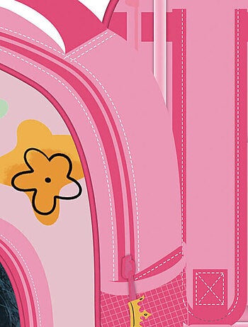 Sac à dos à roulettes - Disney Princesses - 24x36x12 cm