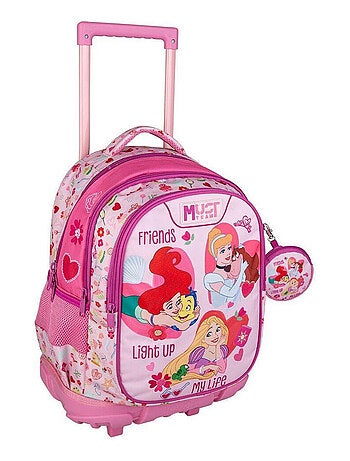 Sac à dos à roulettes - Disney Princesses - Trolley enfant