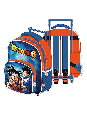 Sac à dos à roulettes - Dragon Ball Z - 24x36x12 cm