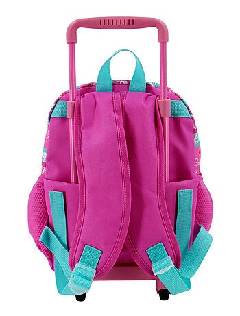 Sac à dos à roulettes - Effet brillant 3D - Barbie licence officielle