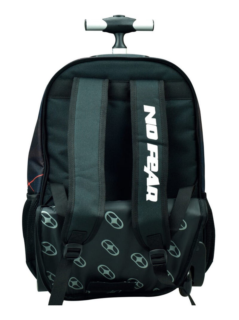 Sac à dos à roulettes - Imprimé lion King of Jungle - No Fear Multicolore - Kiabi