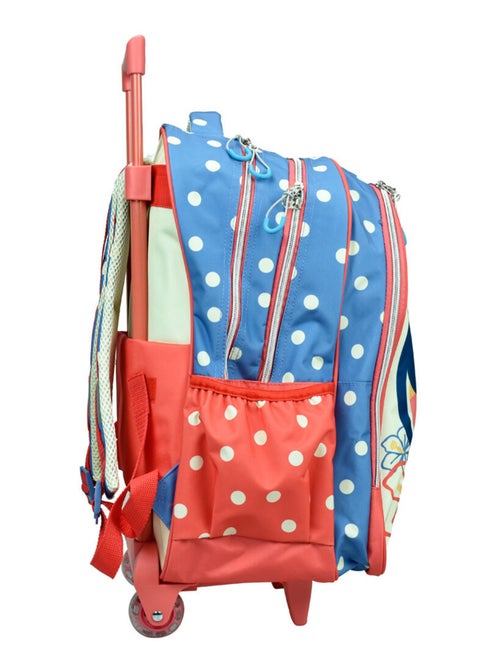 Sac à dos à roulettes - Imprimé Minnie Flowers - Licence Disney - Kiabi