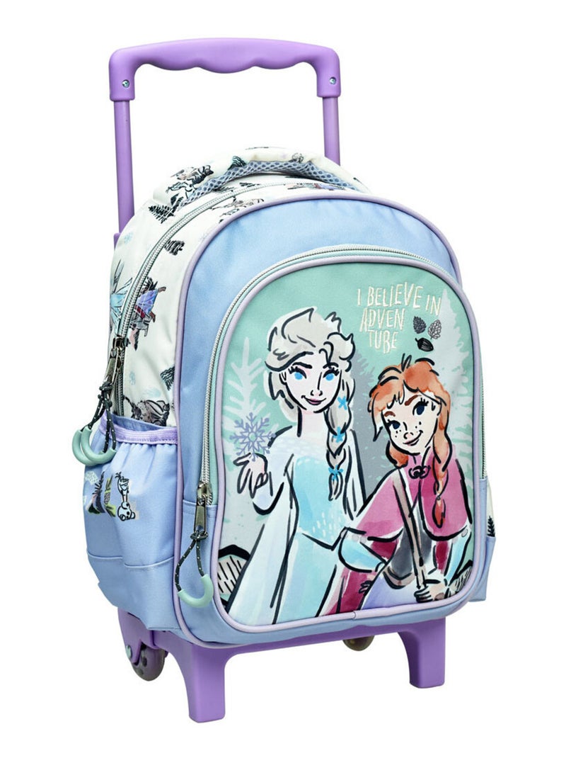 Sac à dos à roulettes - Imprimé Reine des Neiges - Everything Multicolore - Kiabi