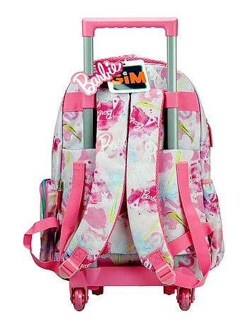 Sac à dos à roulettes - Licence Barbie - Haut de gamme