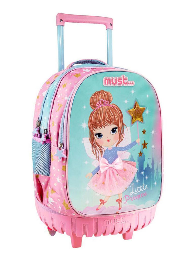 Sac à dos à roulettes - Little Princess - Fille Multicolore - Kiabi