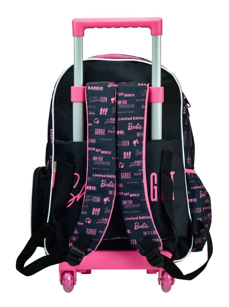 Sac à dos à roulettes - Motif Barbie Shine Bright - Haut de gamme N/A - Kiabi