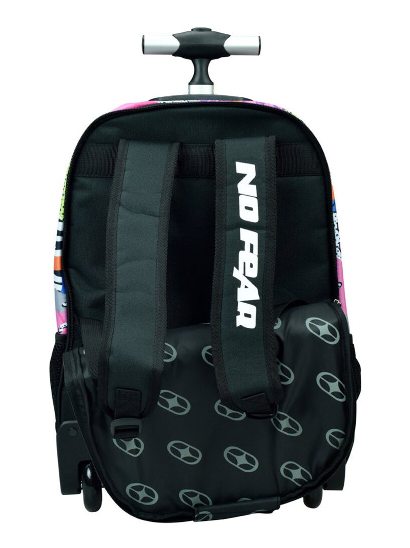 Sac à dos à roulettes - Motif savane - No Fear Multicolore - Kiabi