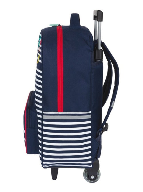 Sac à dos à roulettes - Rayé marine - LITTLE MARCEL - Kiabi