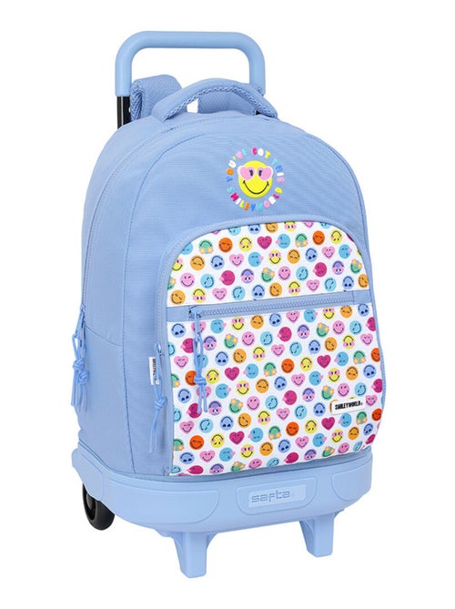 Sac à dos à roulettes - Smiley World - Trolley haut de gamme - Kiabi