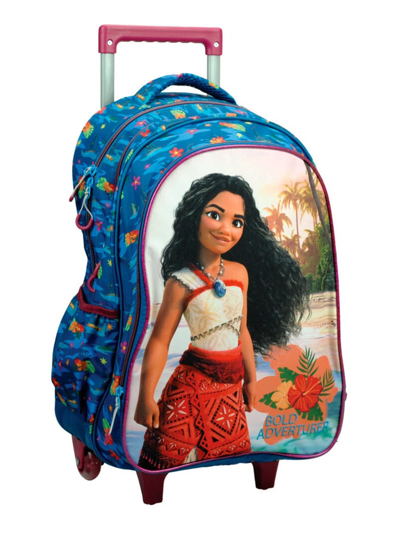 Sac à dos à roulettes - Vaiana Wave - Disney haut de gamme Multicolore - Kiabi