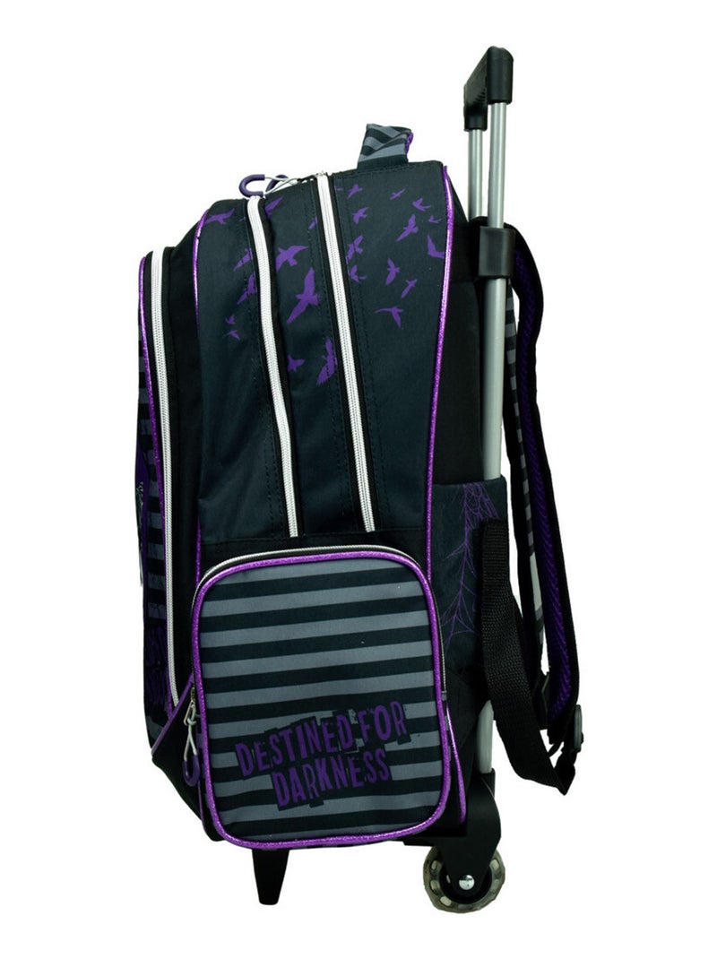 Sac à dos à roulettes - Wednesday - Enfant Violet - Kiabi