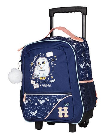 Sac à dos à roulettes 2 comp. HARRY POTTER HEDWIG