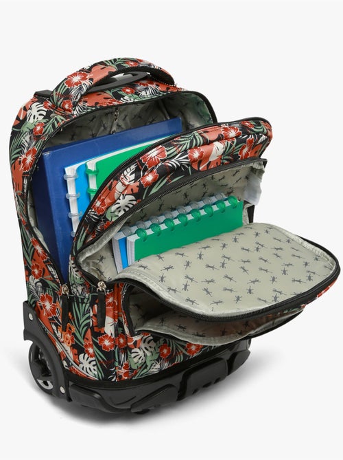 Sac A Dos À Roulettes 2 Compartiments Cameleon Polyester Recycle - Kiabi