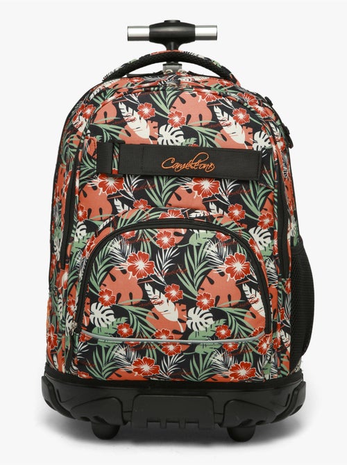 Sac A Dos À Roulettes 2 Compartiments Cameleon Polyester Recycle - Kiabi