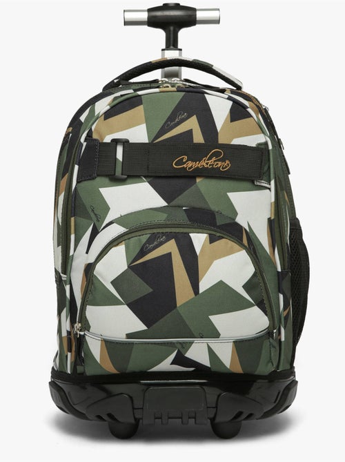 Sac A Dos À Roulettes 2 Compartiments Cameleon Polyester Recycle - Kiabi