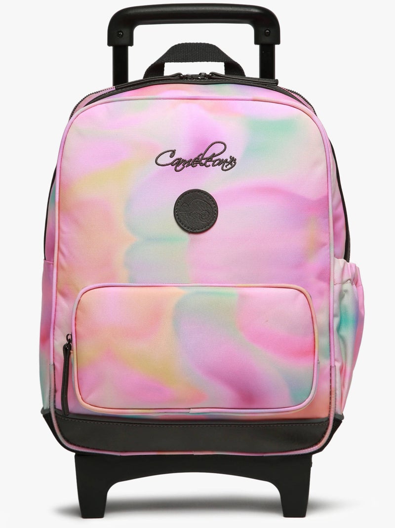 Sac A Dos À Roulettes 2 Compartiments Cameleon Rose pâle - Kiabi