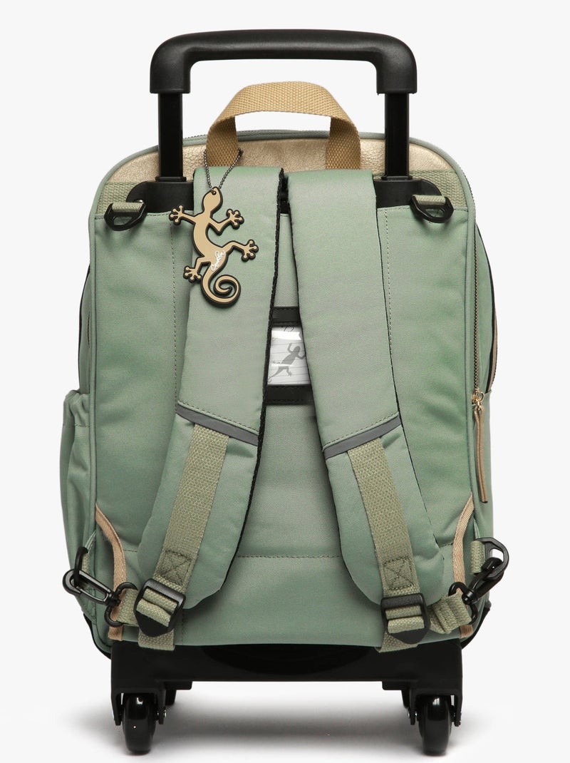 Sac A Dos À Roulettes 2 Compartiments Cameleon Vert pistache - Kiabi