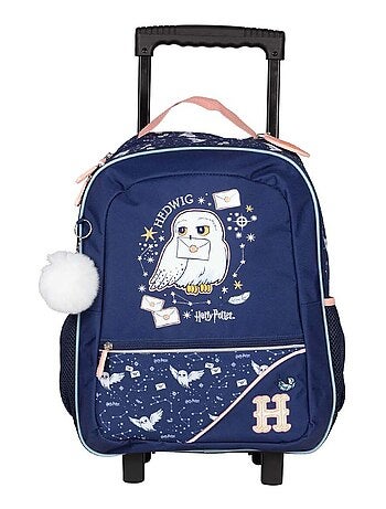 Sac à dos à roulettes 2 compartiments fille HARRY POTTER Hedwig
