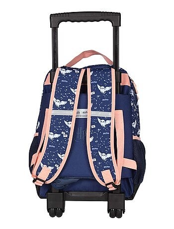Sac à dos à roulettes 2 compartiments fille HARRY POTTER Hedwig