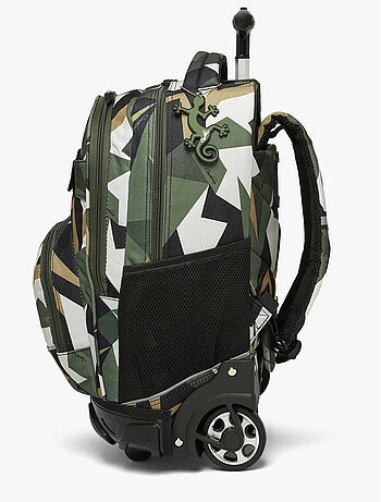 Sac A Dos À Roulettes 2 Compartiments Futur Cameleon Polyester Recycle