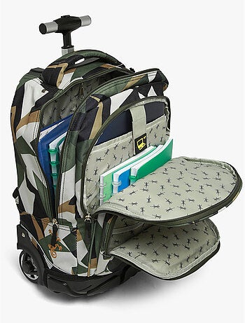 Sac A Dos À Roulettes 2 Compartiments Futur Cameleon Polyester Recycle