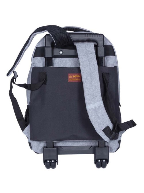 Sac à dos à roulettes 2 compartiments HARRY POTTER University gris - Kiabi