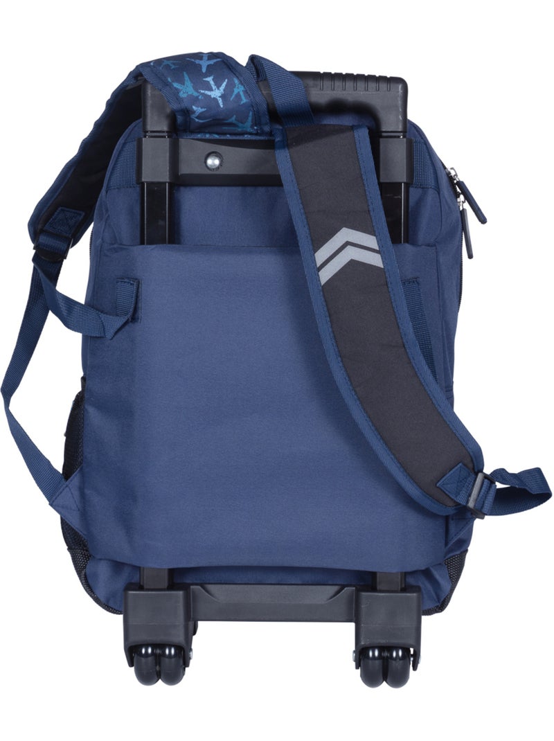 Sac à dos à roulettes 2 compartiments KIP Aviator bleu Bleu - Kiabi