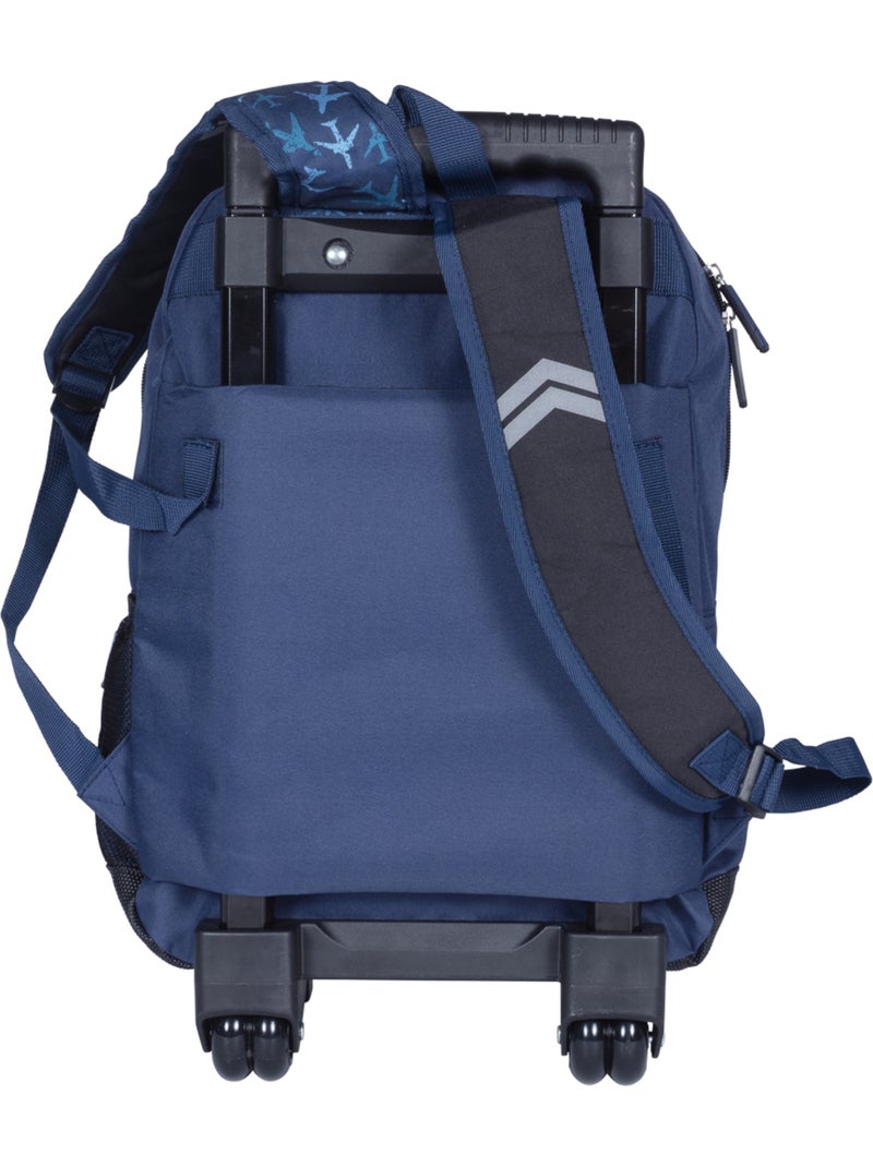 Sac à dos à roulettes 2 compartiments KIP Aviator bleu Bleu - Kiabi