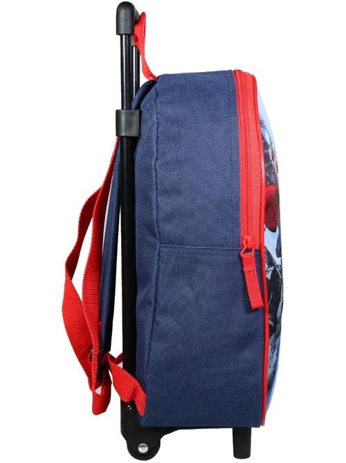 Sac à dos à roulettes 31 cm Marvel Avengers Rouge et Bleu Bagtrotter - Kiabi