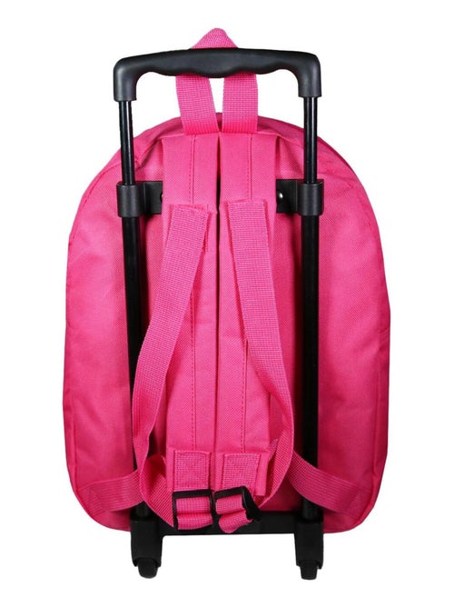 Sac à dos à roulettes 32 cm maternelle Les Trolls Rose - Kiabi