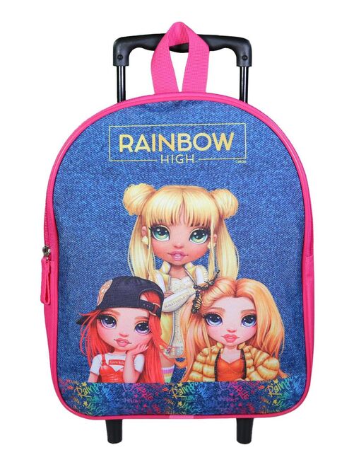 Sac à dos à roulettes 32 cm maternelle Rainbow High Multicolore - Kiabi