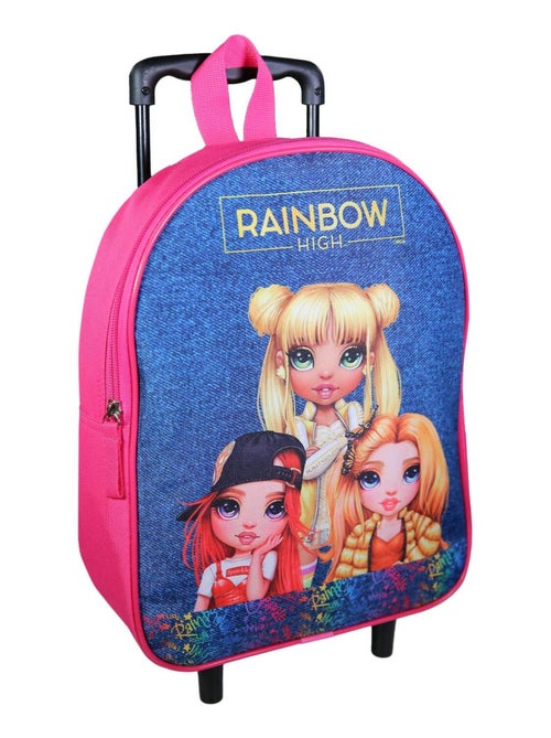 Sac à dos à roulettes 32 cm maternelle Rainbow High Multicolore - Kiabi