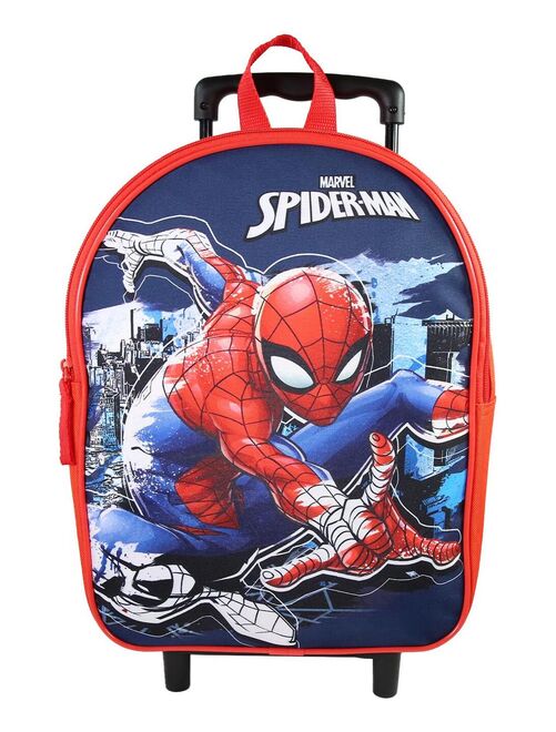 Sac à dos à roulettes 32 cm maternelle Spider-Man Bleu - Kiabi