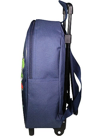 Sac à dos à roulettes 32 cm maternelle Super Mario Bleu