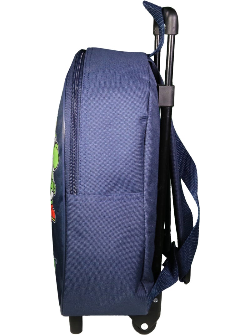 Sac à dos à roulettes 32 cm maternelle Super Mario Bleu Bleu - Kiabi