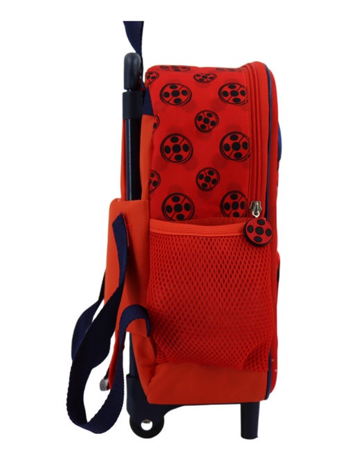 Sac à dos à roulettes 3D Miraculous Ladybug pratique - Kiabi Sac à dos à roulettes 3D Miraculous Ladybug pratique - Kiabi