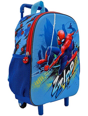 Sac à dos à roulettes 3D polyester moulé Spiderman