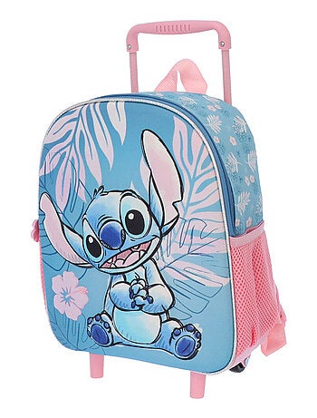 Sac à dos à roulettes 3D Stitch - Licence Disney - Jacob Company