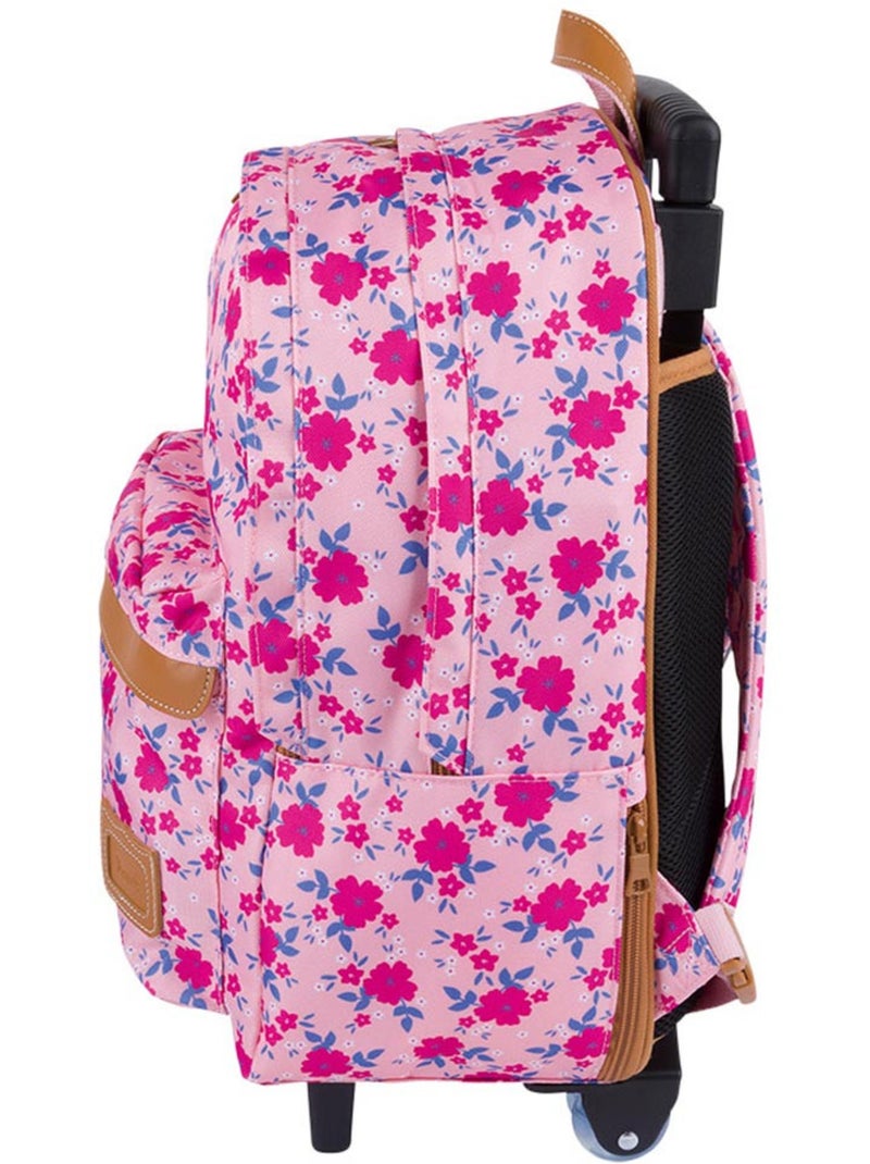Sac à dos à roulettes – 41 CM - Collection 2027 – Tann's Rose - Kiabi