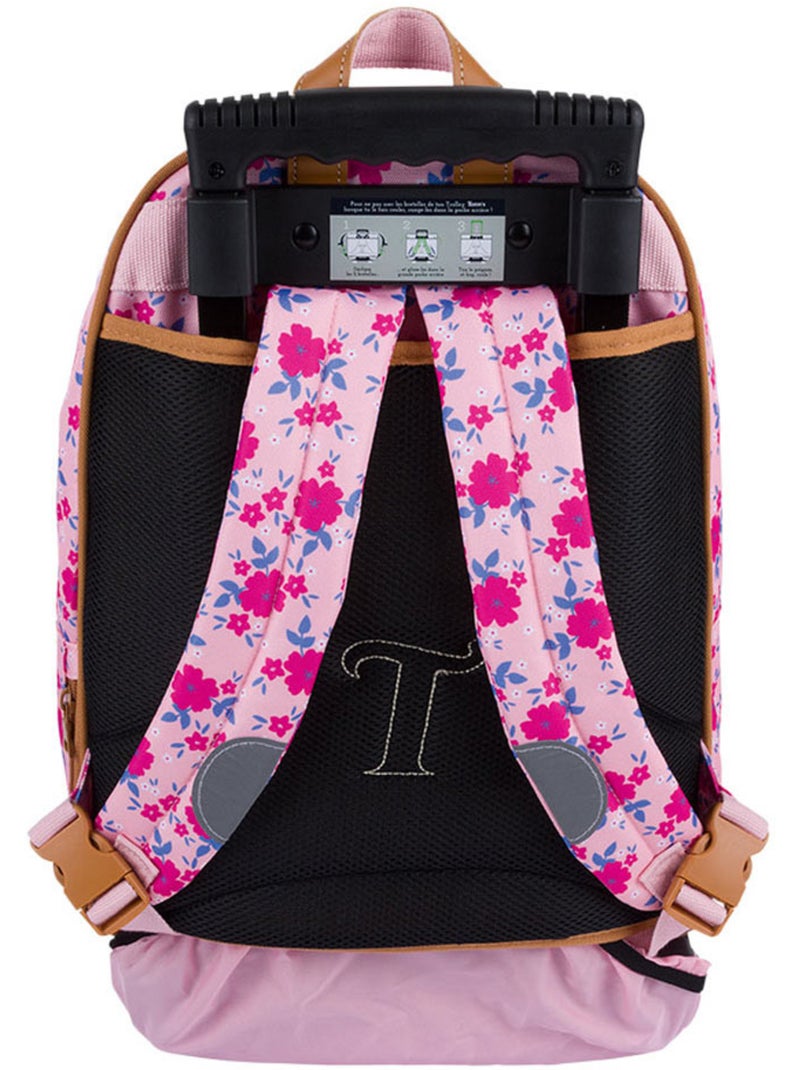 Sac à dos à roulettes – 41 CM - Collection 2027 – Tann's Rose - Kiabi