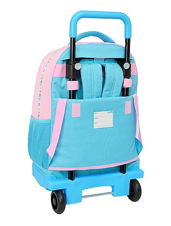 Sac à dos à roulettes 45 cm - pvc haute qualité - benetton