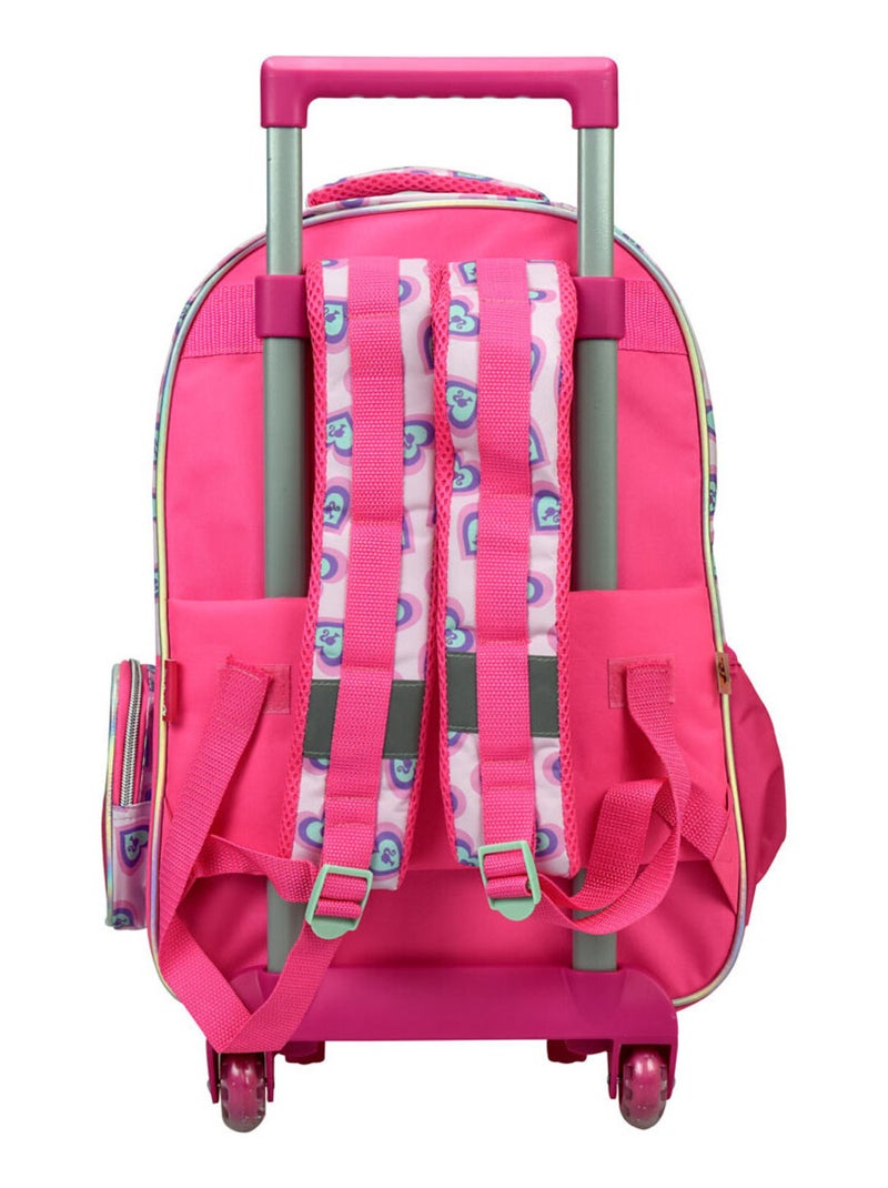 Sac à dos à roulettes 46 cm - Imprimé Barbie - Licence officielle N/A - Kiabi