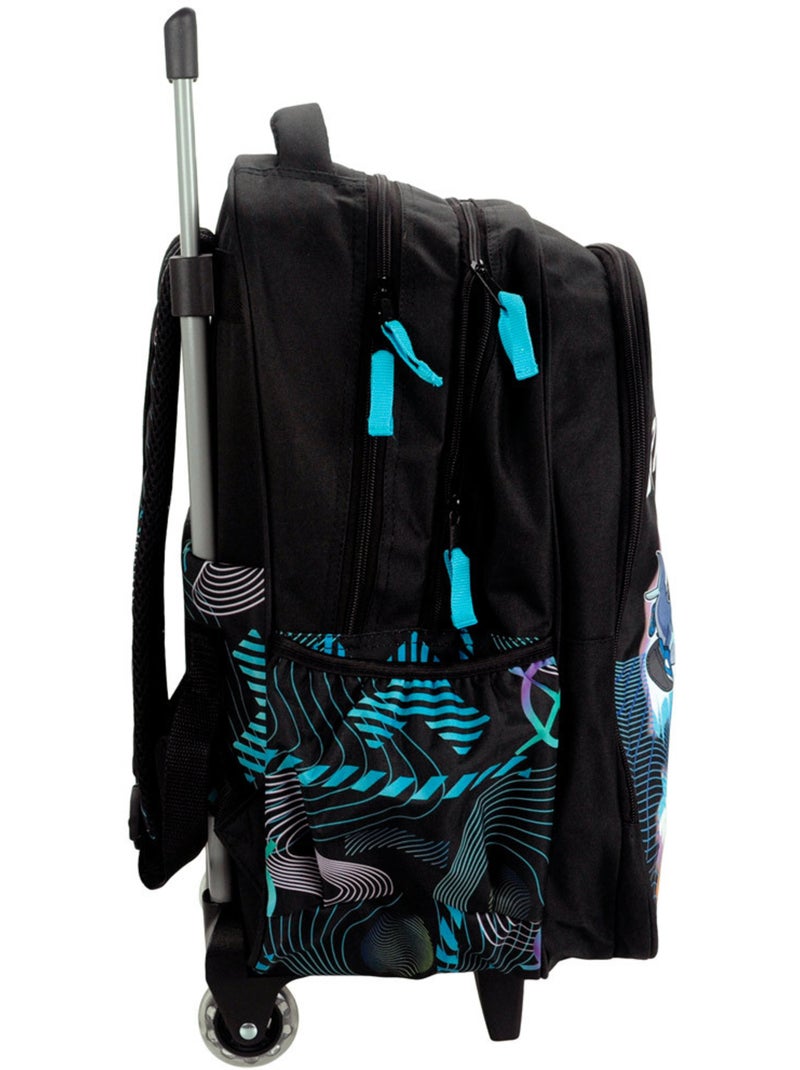 Sac à dos à roulettes 46 cm Brainrot CMP avec 2 compartiments zippés Gris Multicolore Bleu - Kiabi