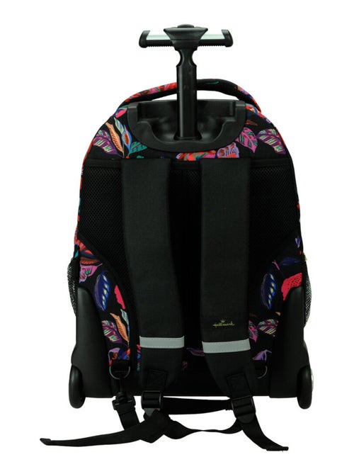 Sac à dos à roulettes 48 CM - Imprimé fleurs - Hallmark haut de gamme - Kiabi