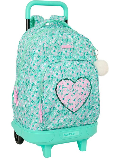 Sac à dos à roulettes à dos amovible motif cœur CMP Safta Cuore 33 L 45 cm - Kiabi Sac à dos à roulettes à dos amovible motif cœur CMP Safta Cuore 33 L 45 cm - Kiabi