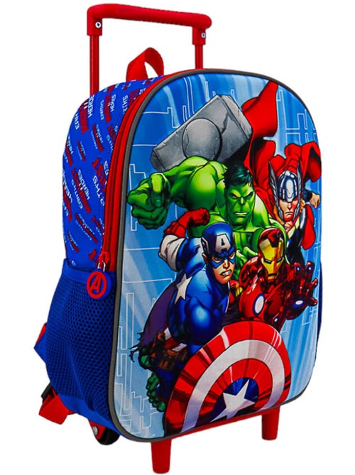 Sac à dos à roulettes Avengers imprimé 3D - Kiabi