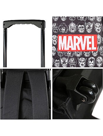Sac à dos à roulettes Avengers noir – bagtrotter