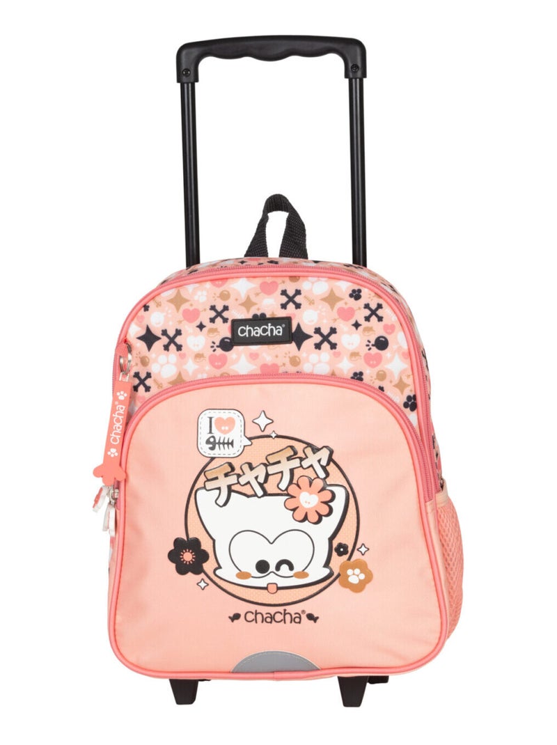 Sac à dos à roulettes Baby CHACHA MANGA Rose - Kiabi