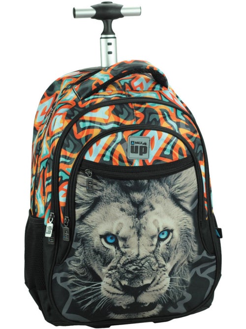 Sac à dos à roulettes – back me up lion 2 compartiments – 48 cm – cmp - Kiabi