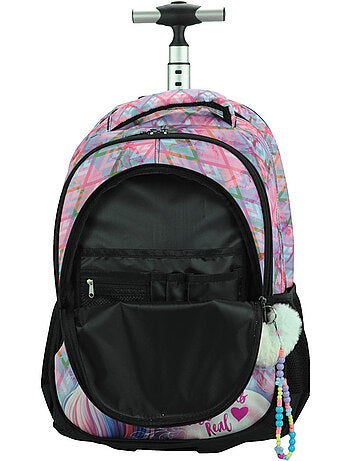 Sac à dos à roulettes – Back Me Up Pastel 2 compartiments – 48 cm